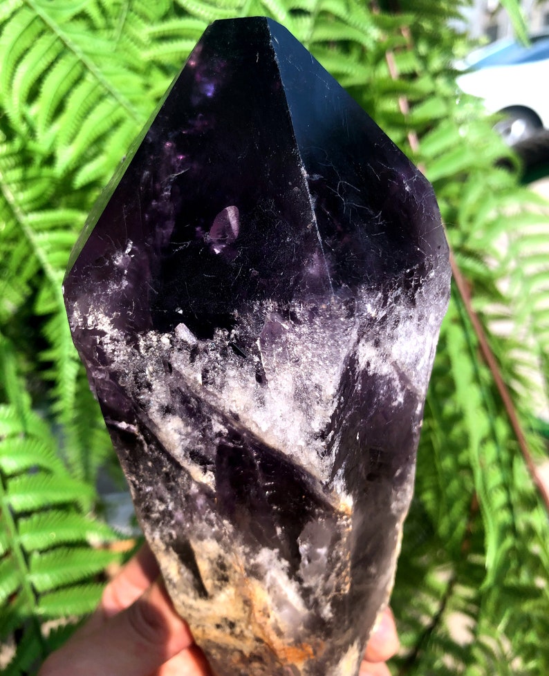 High Quality Natural Amethyst Polished Point/Amethyst Scepter,Special Gift/Energy stone