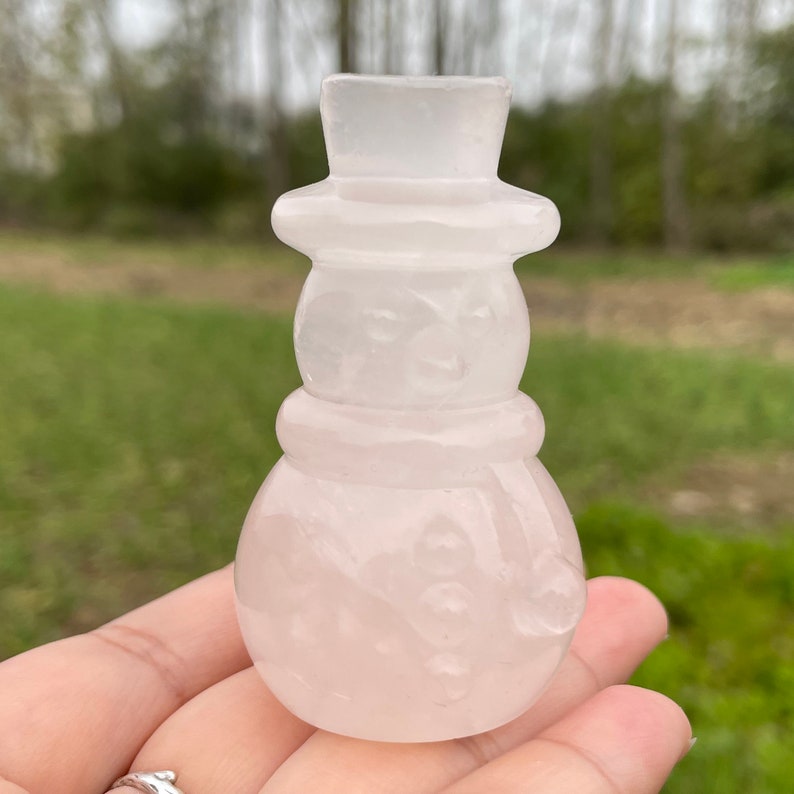 Mix Crystal Snowman,Hand Carved,Home Decoration,Crystal Collection,Christmas gifts,Reiki healing,crystal gifts