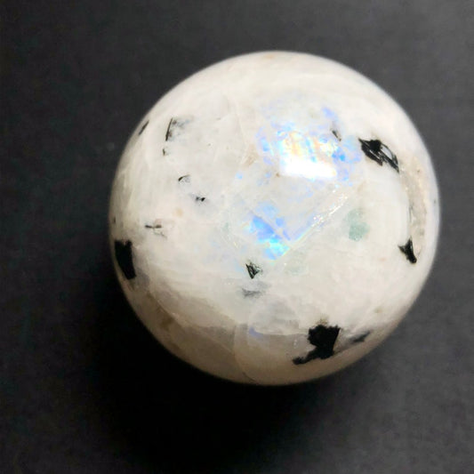 Rainbow Moonstone Sphere. Meditation Healing Crystal Ball. Orb Altar decor, Healing relaxation. Reiki Intuition stone. July birthstone.