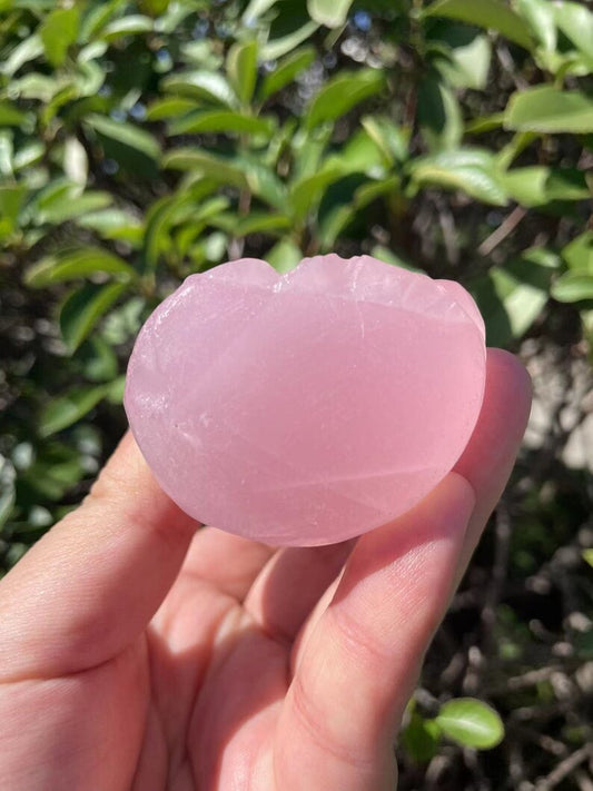 Hand Carved Rose Quartz Buddha Carving|Healing Crystal Energy Stone|Crystal Baby Buddha Sculpture