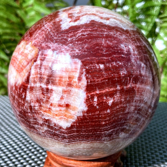 Natural rhodochrosite Sphere Natural rhodochrosite Ball/Tumbled rhodochrosite Healing stone