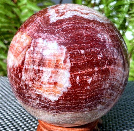 Natural rhodochrosite Sphere Natural rhodochrosite Ball/Tumbled rhodochrosite Healing stone