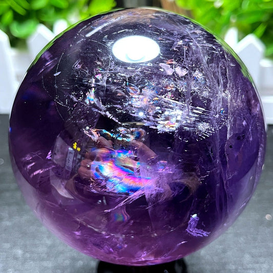 Natural Large Clear Amethyst Ball/Crystal sphere/Amethyst Sphere/Amethyst Purple Quartz/Special Gift
