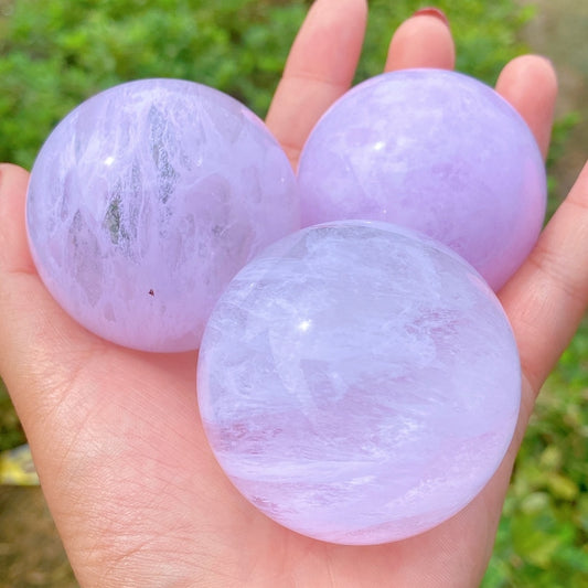 1PC 50mm+ Pink Smelting Ball,Crystal Quartz Sphere,Home Decoration,Crystal Heal,Divination Ball