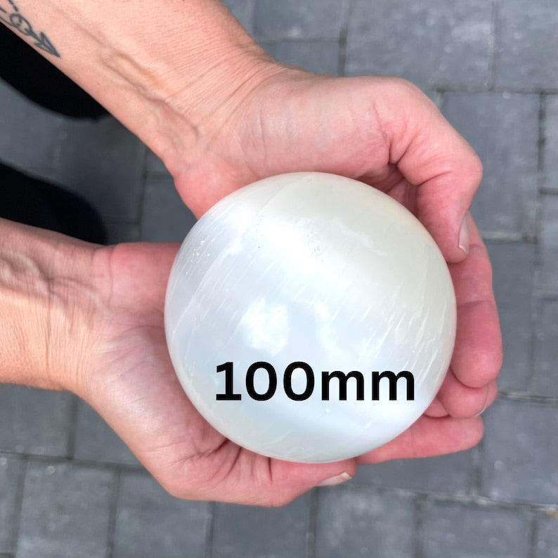 Large Selenite Sphere