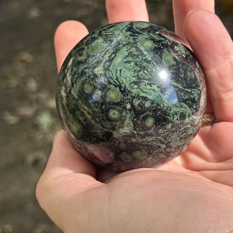 Kambaba Jasper Spheres - Grounding and Ancient Wisdom