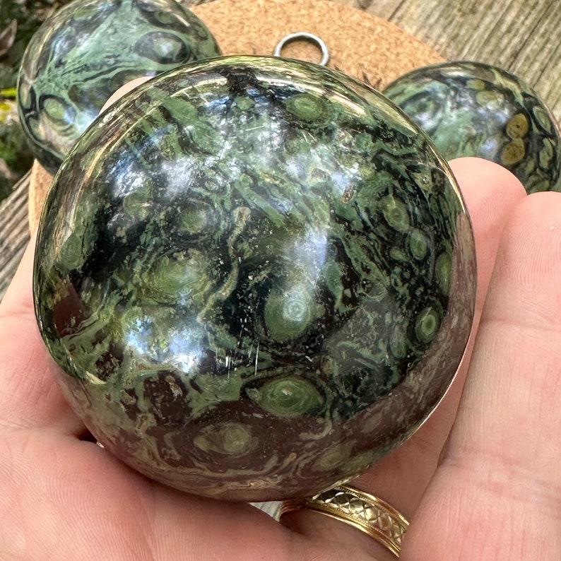 Kambaba Jasper Spheres - Grounding and Ancient Wisdom