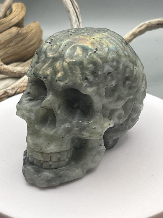 Labradorite Skull