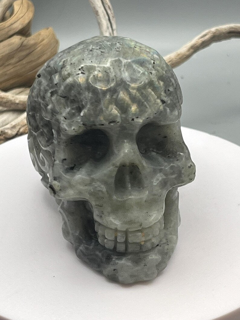 Labradorite Skull