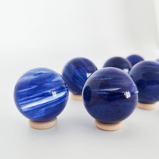 Blue Quartz Smelting Stone Sphere