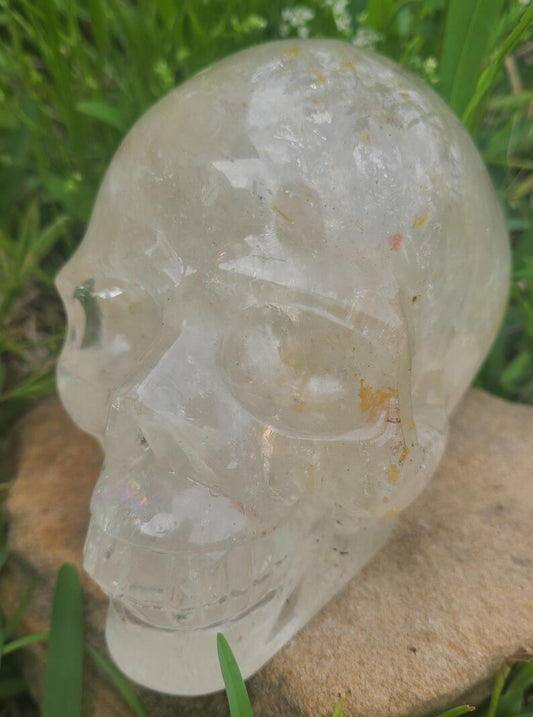 Large Clear Quartz Skull (+3 lb) Imperfect
