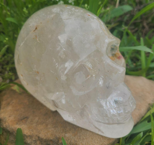 Large Clear Quartz Skull (+3 lb) Imperfect