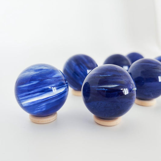 Blue Quartz Smelting Stone Sphere