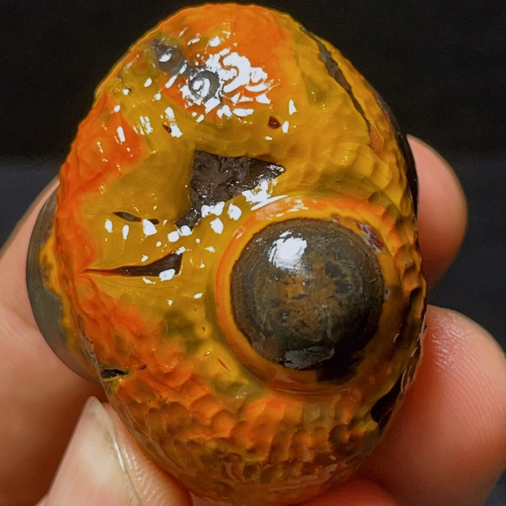 Natural Gobi Agate Eyes Agate Crystal Stone Healing