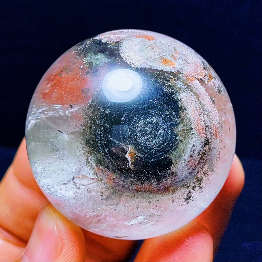 Agate de Gobi naturelle 171 g, pierre de cristal d'agate, quartz fantôme/jardin 