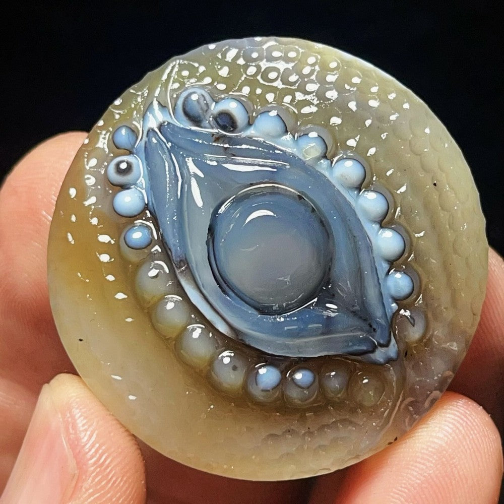 Natural Gobi Agate Eyes Agate Crystal Stone Madagascar