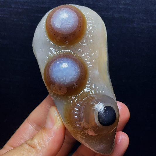 Natural Gobi Agate Eyes Agate Crystal Stone Healing