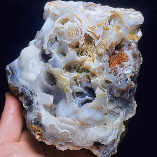 1483G Natural Gobi Agate Eyes Agate Crystal Stone Healing