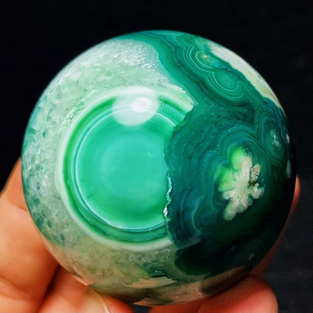 216G Natural Gobi Agate Eyes Agate Crystal Stone Healing Madagascar