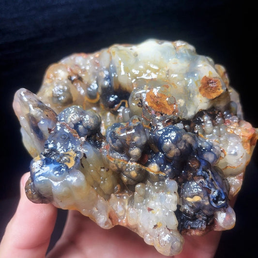 673G Natural China's Gobi Desert Gobi Agate Eyes Agate Crystal Healing