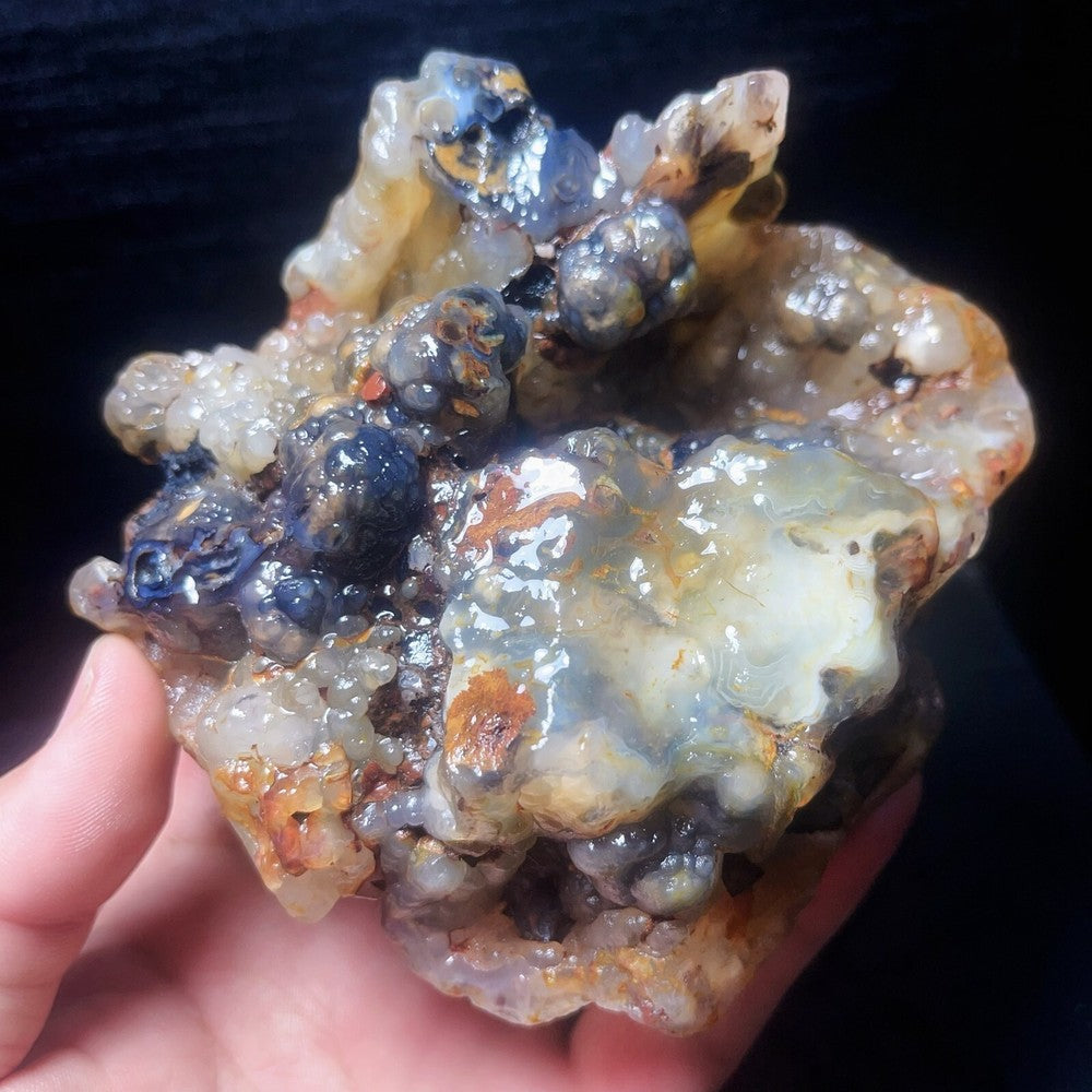 673G Natural China's Gobi Desert Gobi Agate Eyes Agate Crystal Healing