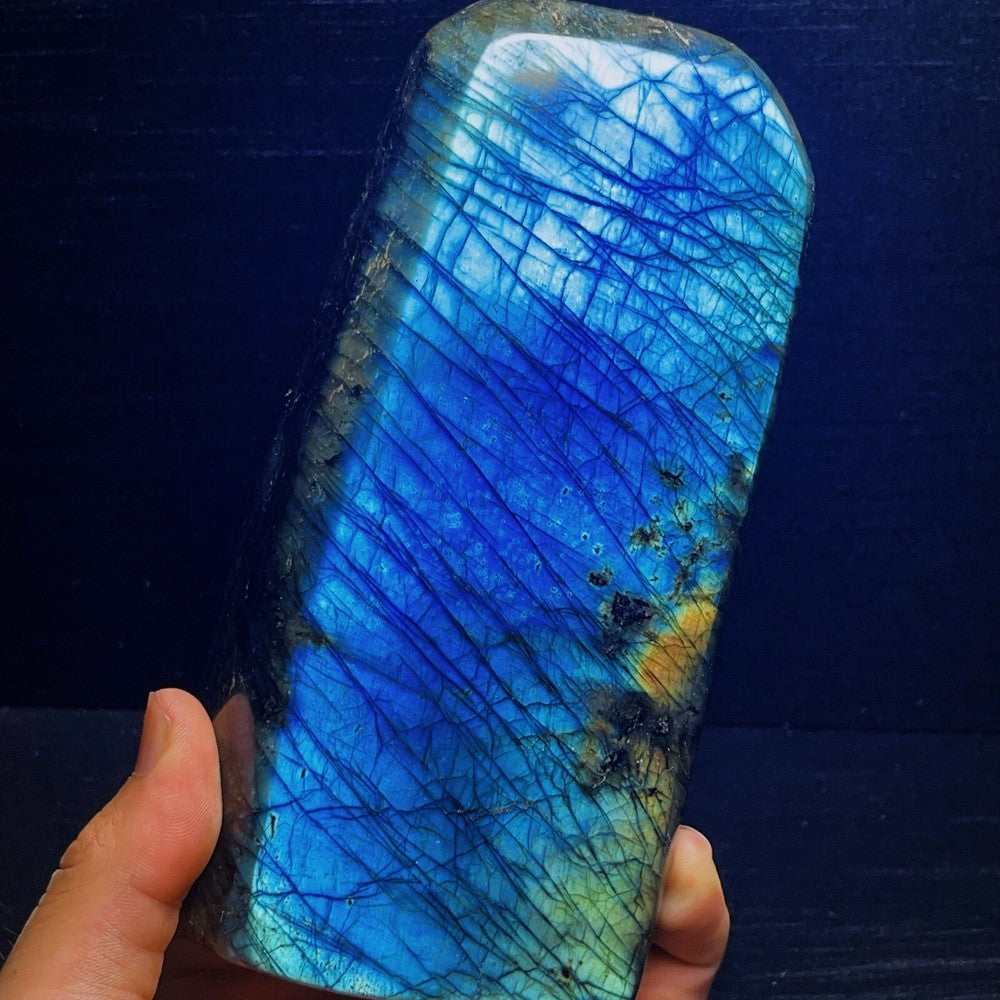 1639G Natural Polished labradorite Crystal Healing