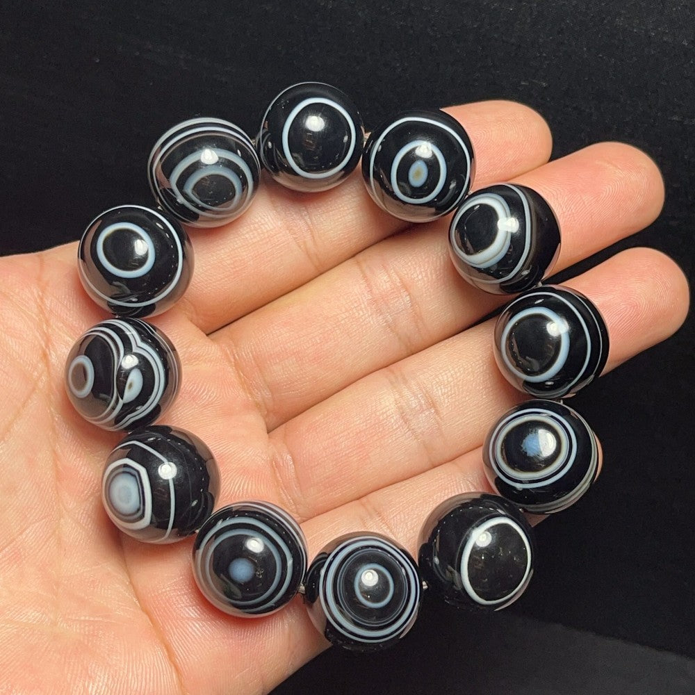 Natural Gobi Agate Eyes Agate Bracelet Crystal Stone Healing