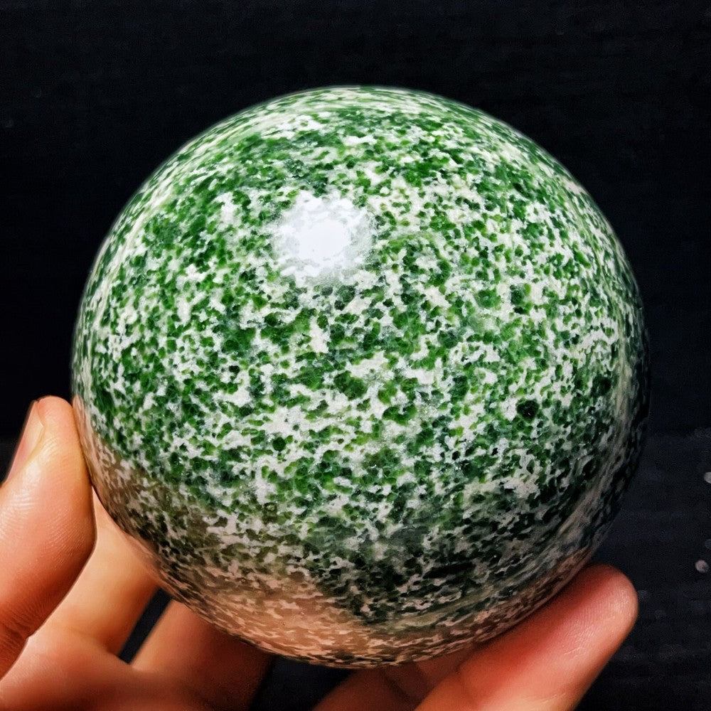 1174G Natural Chinese Soft Jade Sphere Crystal Stone Healing