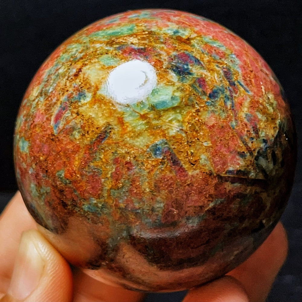 436G Natural Polished Agate Sphere Agate Crystal Ball Healing