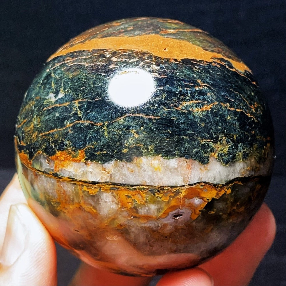 454G Natural Namibia Pietersite Gemstone Sphere/Ball Healing
