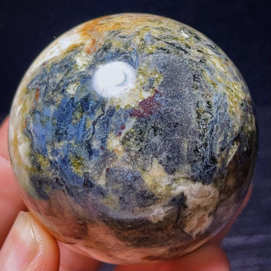 294G Natural Namibia Pietersite Gemstone Sphere/Ball Healing