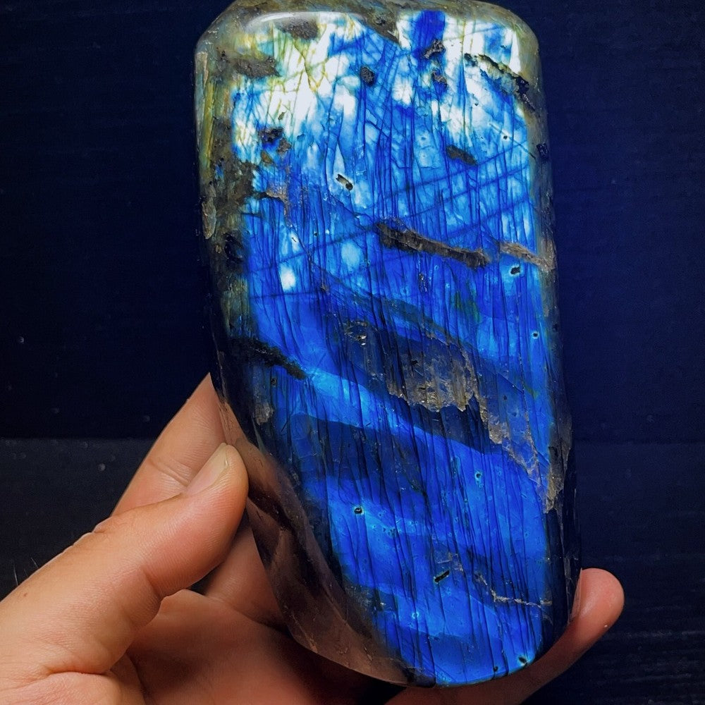 1279G Natural Polished Blue Labradorite Crystal Healing