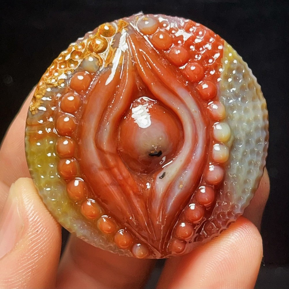 Natural Gobi Agate Eyes Agate Crystal Stone Madagascar