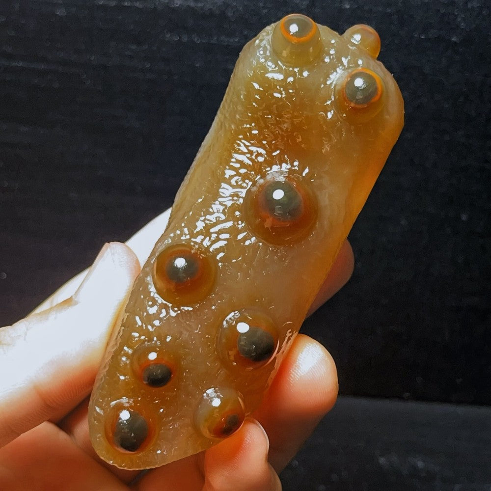 Natural Gobi Agate Eyes Agate Crystal Stone Madagascar