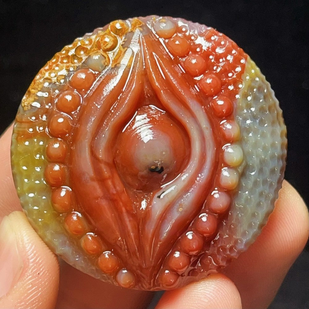 Natural Gobi Agate Eyes Agate Crystal Stone Madagascar