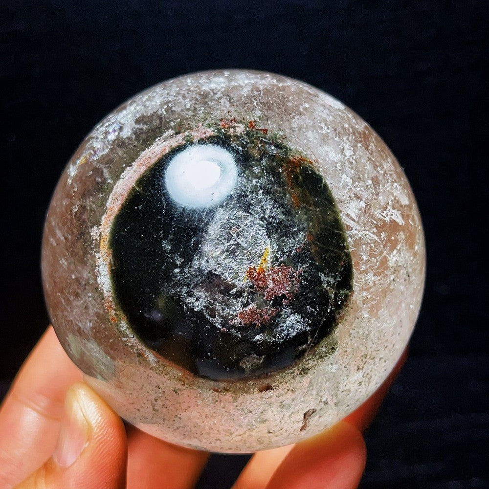 586G Natural Phantom Quartz Garden Quartz Eyes Crystal Stone Healing