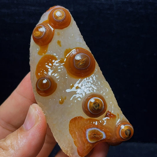 Natural Gobi Agate Eyes Agate Crystal Stone Healing