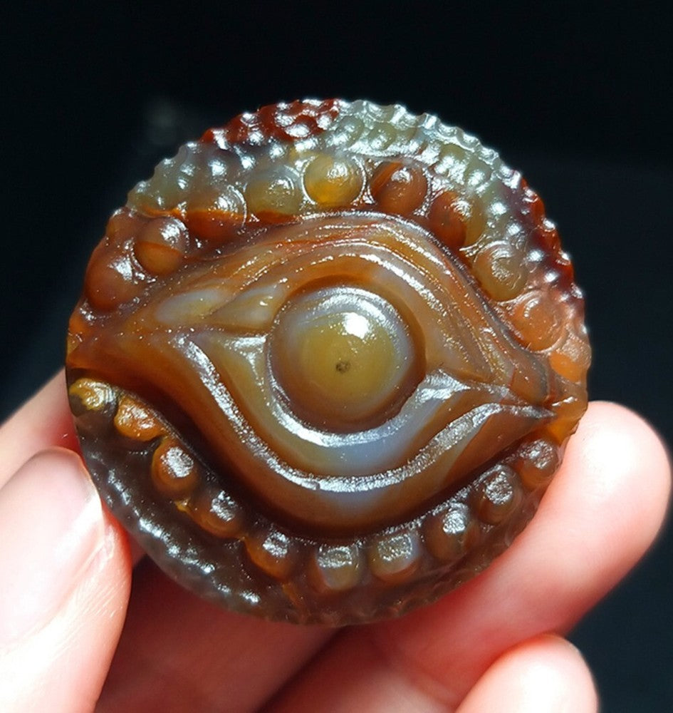 Natural Beautiful Gobi Agate Eyes Agate Crystal Gift Stone Healing