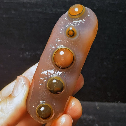 Natural Gobi Agate Eyes Agate Crystal Stone Madagascar