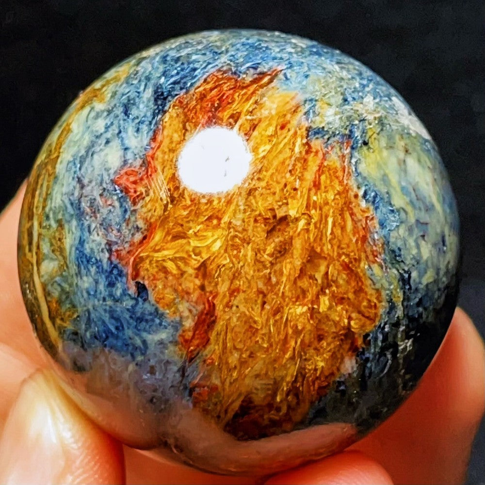 120G Natural Namibia Pietersite Gemstone Sphere/Ball Healing