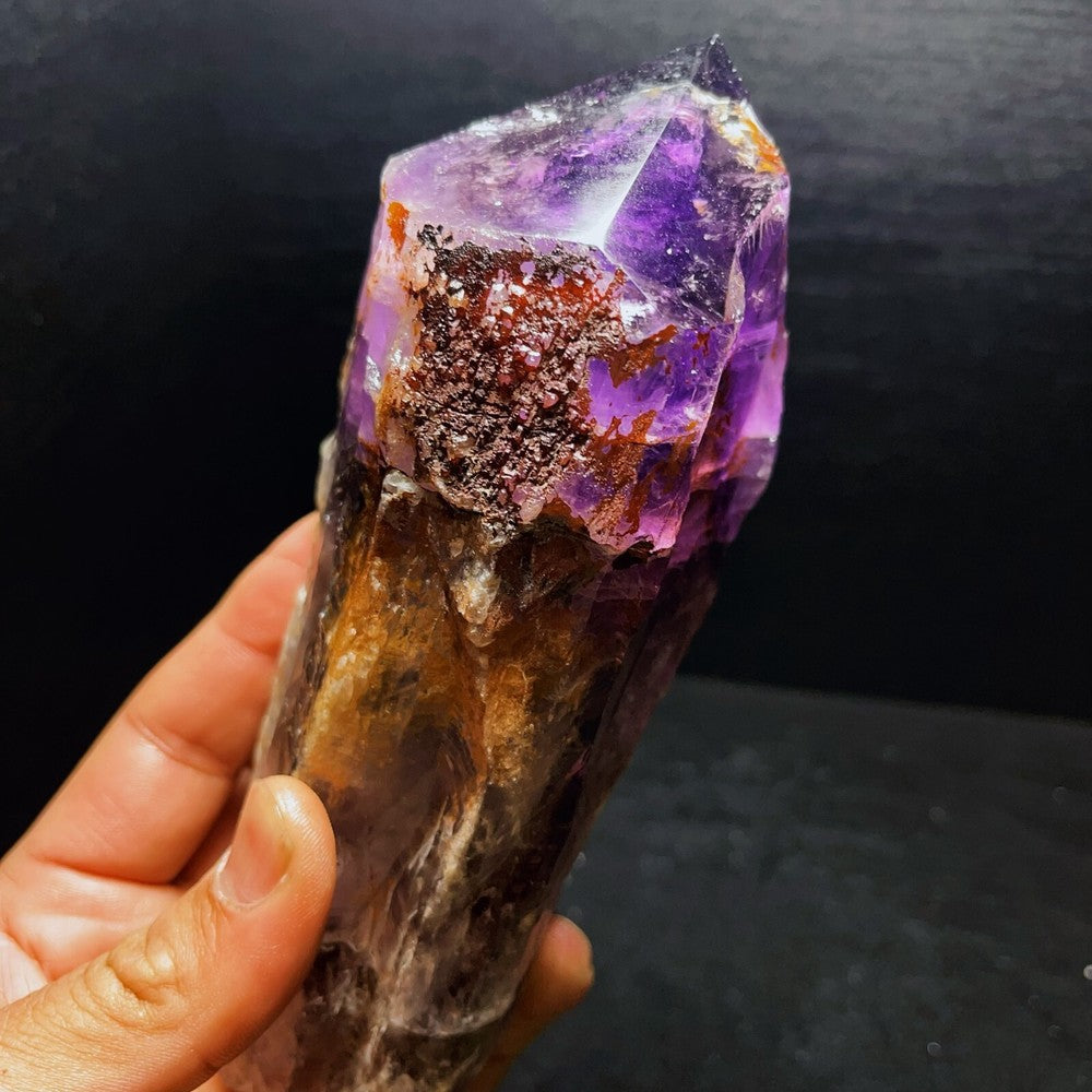 Natural Amethyst Tower Crystal Stone Healing