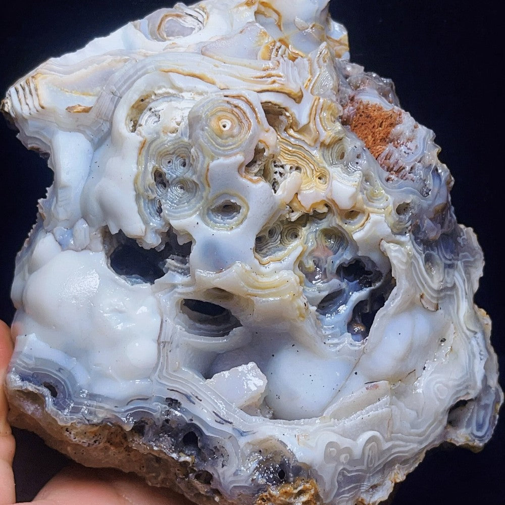 1483G Natural Gobi Agate Eyes Agate Crystal Stone Healing