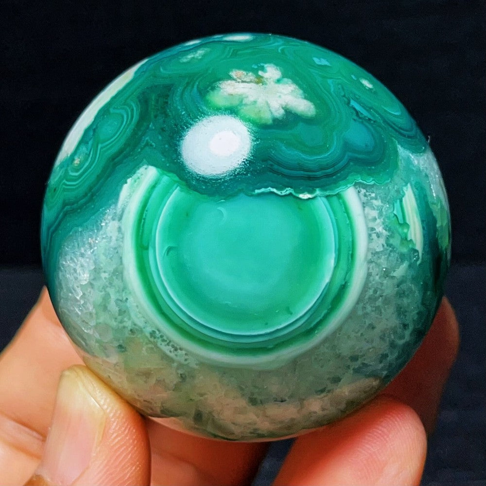 216G Natural Gobi Agate Eyes Agate Crystal Stone Healing Madagascar