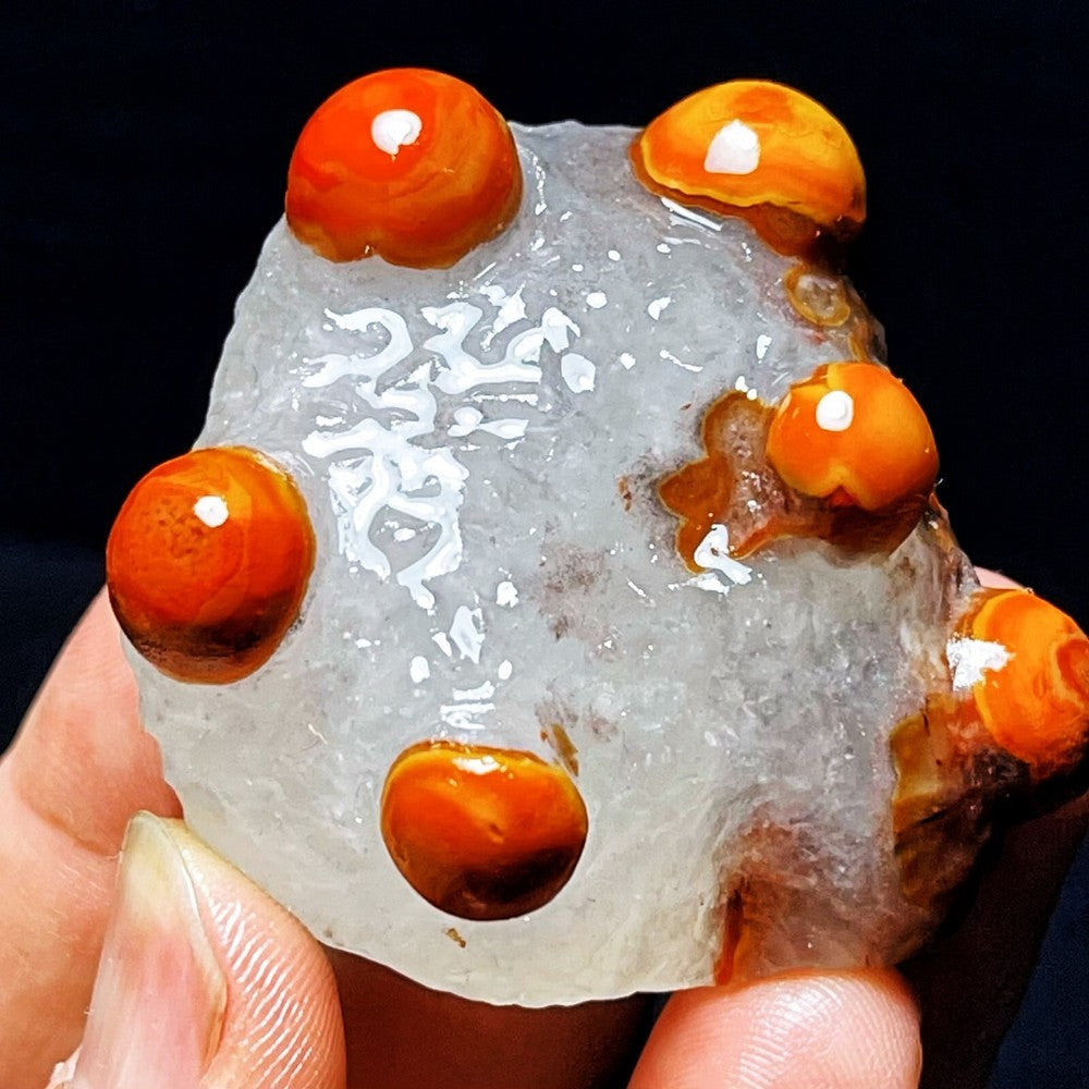 Rare Natural Gobi Agate Eyes Agate Crystal Stone Madagascar