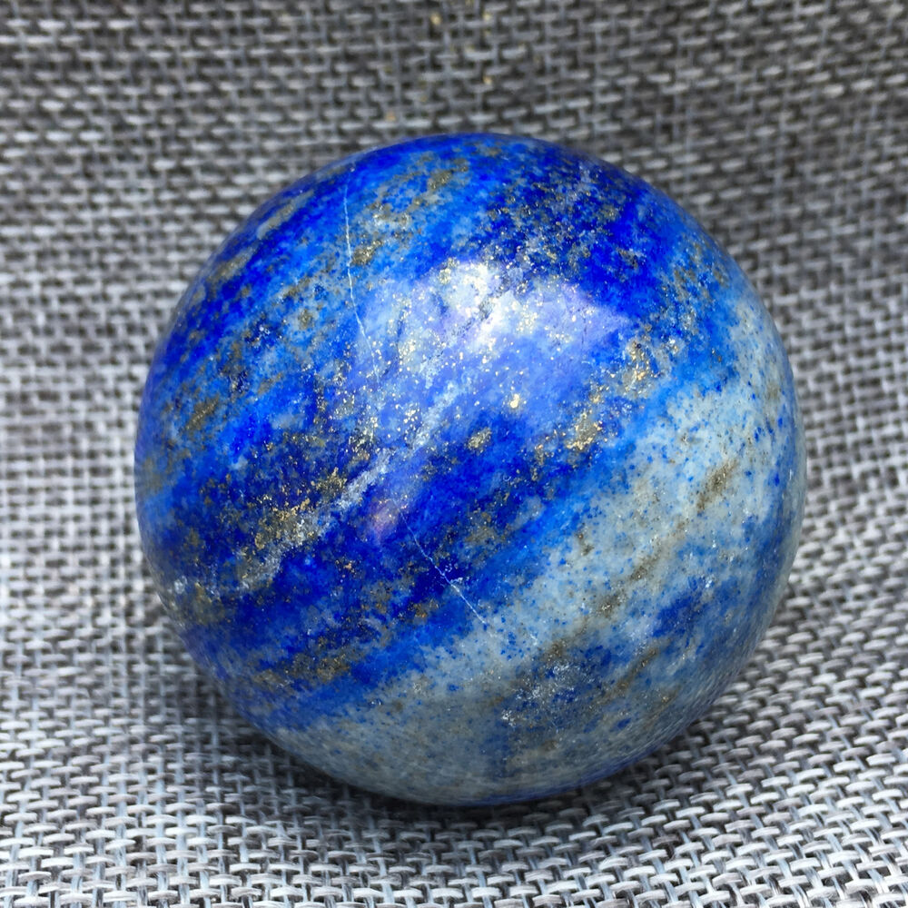 Natural Lapis lazuli Sphere quartz crystal ball rock Healing 45mm+ 1pc
