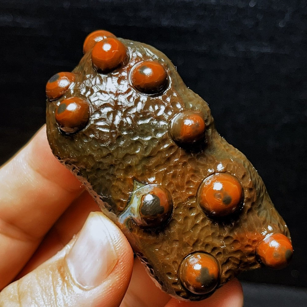 Natural Gobi Agate Eyes Agate Crystal Stone Healing