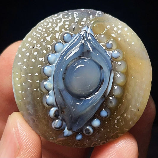 Natural Gobi Agate Eyes Agate Crystal Stone Madagascar