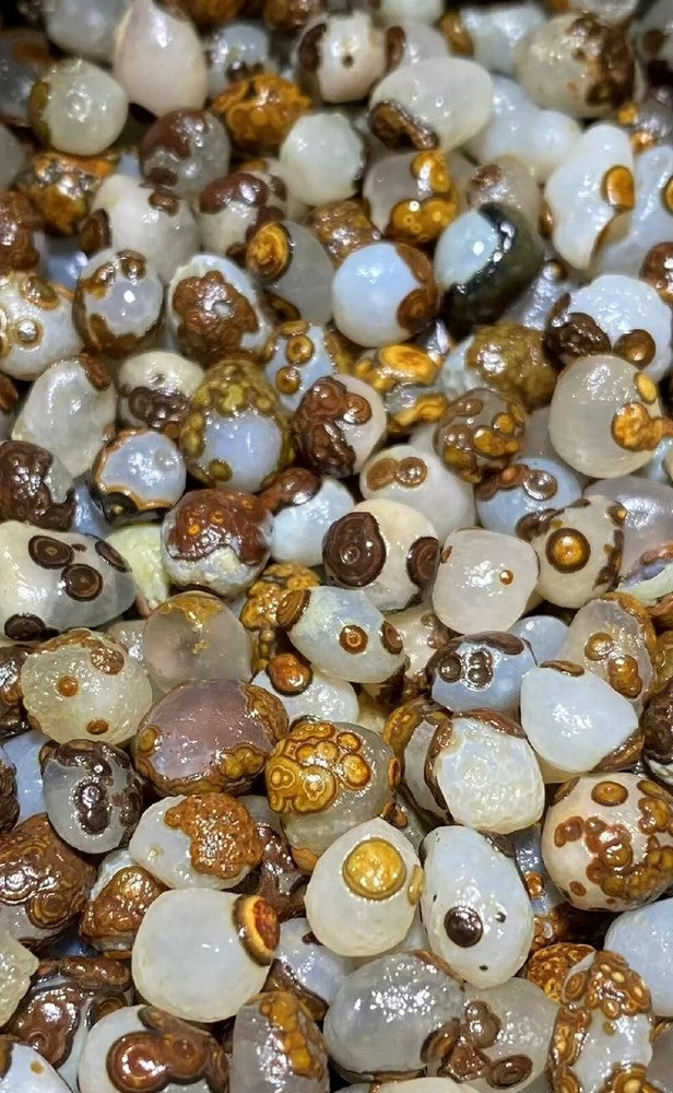 700G Natural China's Mini Gobi Desert Gobi Agate Eyes Agate Crystal Healing