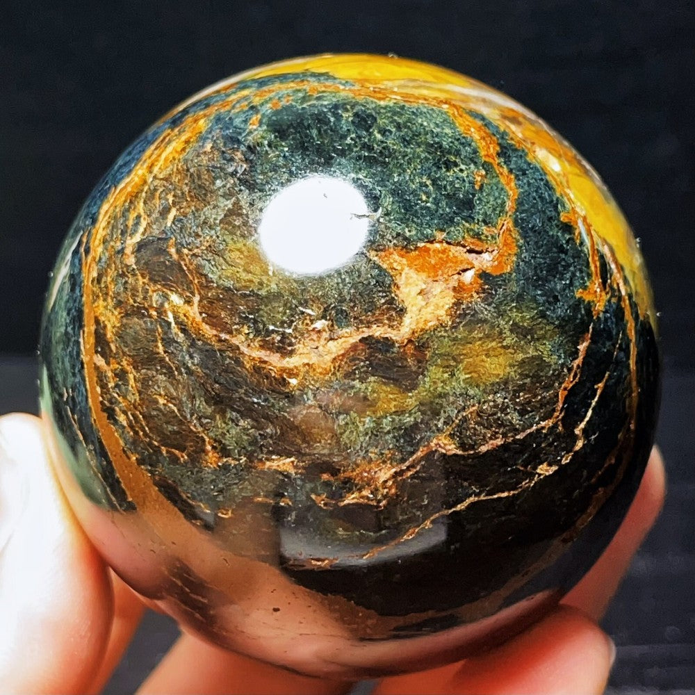 454G Natural Namibia Pietersite Gemstone Sphere/Ball Healing