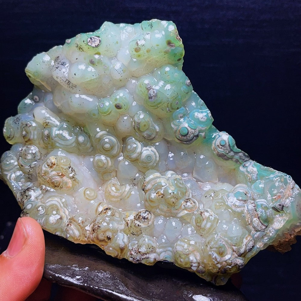 656G Natural China's Gobi Desert Agate Eyes Crystal Healing